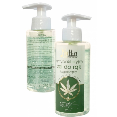 Żel antybakteryjny 250ml Nutka