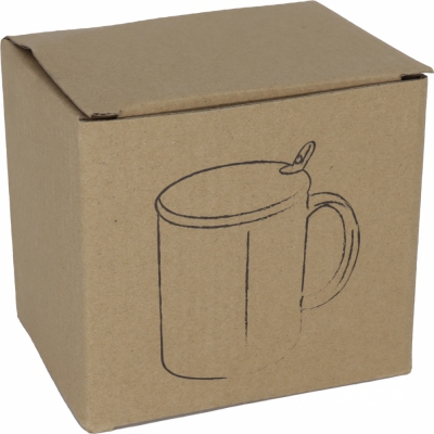 Kubek ceramiczny z łyżeczką 300 ml