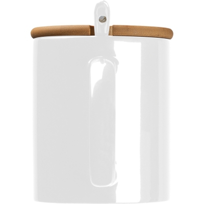 Kubek ceramiczny z łyżeczką 300 ml