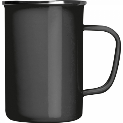 Kubek metalowy emaliowany 550 ml