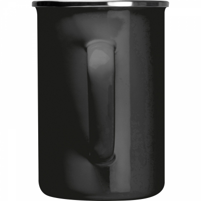 Kubek metalowy emaliowany 550 ml