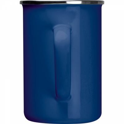 Kubek metalowy emaliowany 550 ml