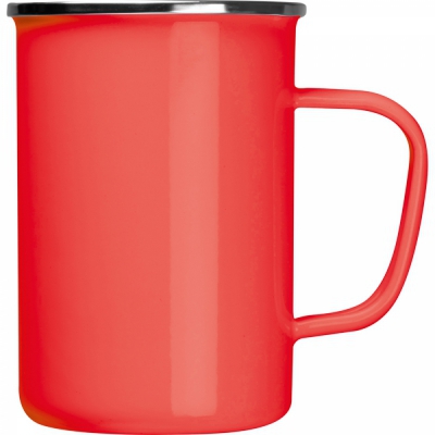 Kubek metalowy emaliowany 550 ml