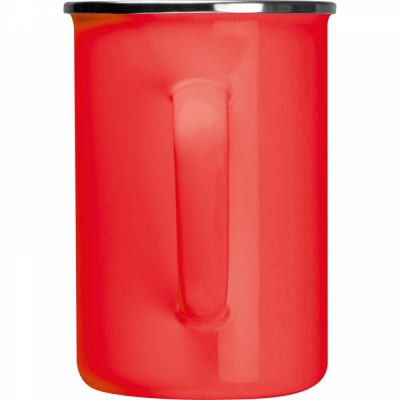 Kubek metalowy emaliowany 550 ml