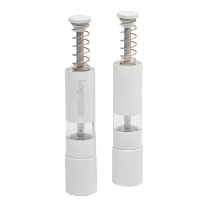 Zestaw młynków Salt & Pepper Twosome, biały - druga jakość