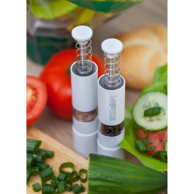 Zestaw młynków Salt & Pepper Twosome, biały - druga jakość