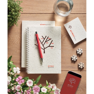 Notes a5 z papieru siewnego