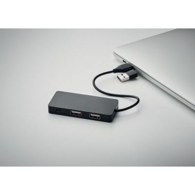 3-portowy hub usb kabel 20cm