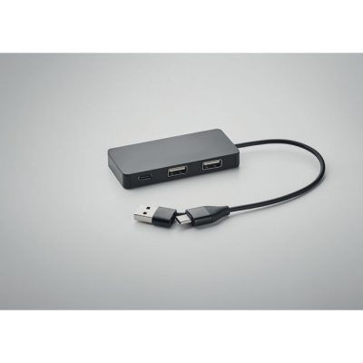 3-portowy hub usb kabel 20cm