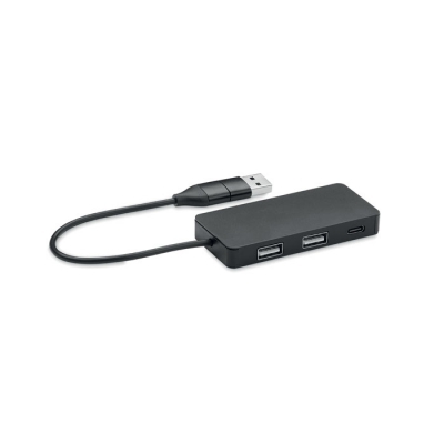 3-portowy hub usb kabel 20cm
