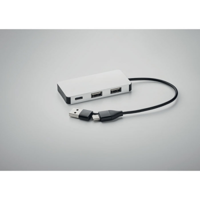 3-portowy hub usb kabel 20cm