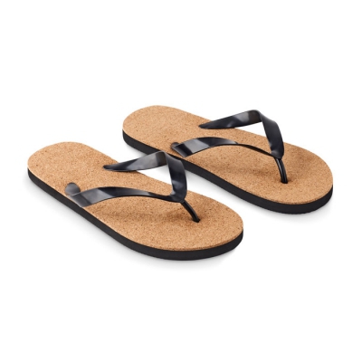 Korkowe kapcie plażowe m