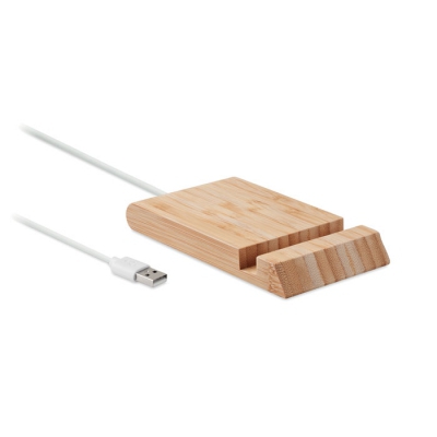 Bambusowa ładowarka 10w