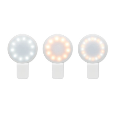 Lampka led do selfie z klipsem