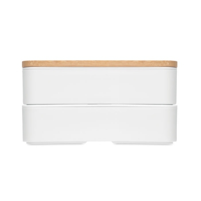 Lunch box z bambusową pokrywką