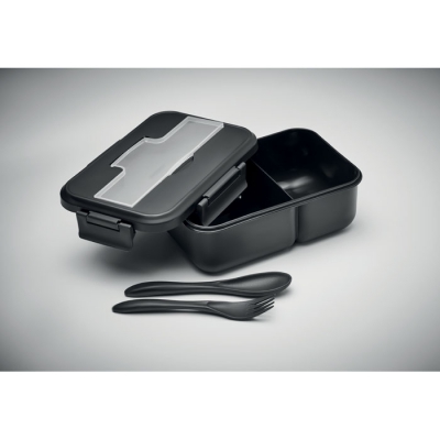 Lunch box ze sztućcami z pp