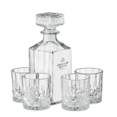 Zestaw 4 elementów do whiskey
