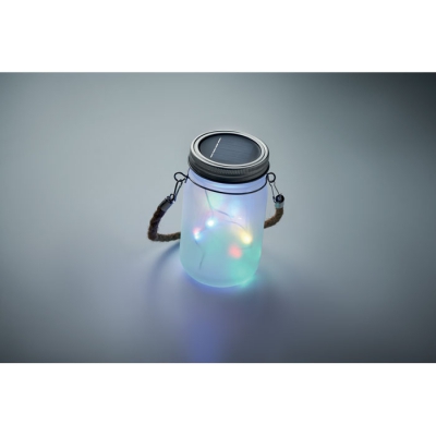 Solarna lampa w słoiku mason