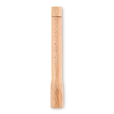Drewniana latarka z lampką cob