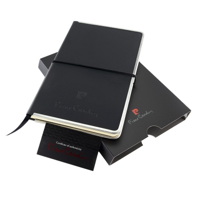 Notes Pierre Cardin Highscribe A5 z metalowymi krawędziami