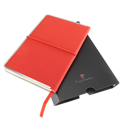 Notes Pierre Cardin Highscribe A5 z metalowymi krawędziami