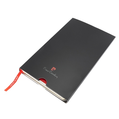 Notes Pierre Cardin Highscribe A5 z metalowymi krawędziami