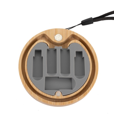 kabel 4w1 w drewnianej obudowie