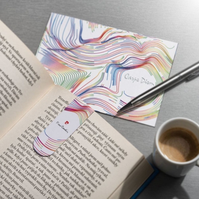Kartka pocztowa z zakładką LIBRO