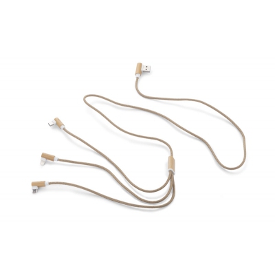 Kabel USB 3 w 1 FLAX