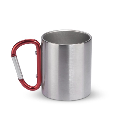 Kubek z karabińczykiem CAMPIC 200 ml