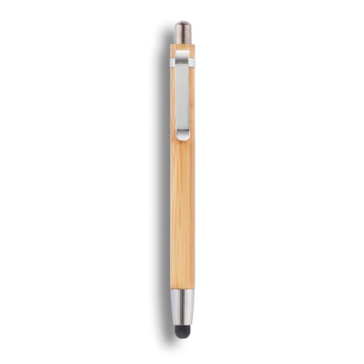 Bambusowy długopis, touch pen