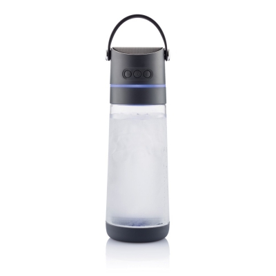 Butelka sportowa 650 ml Party 3 w 1, głośnik bezprzewodowy 3W, lampka LED