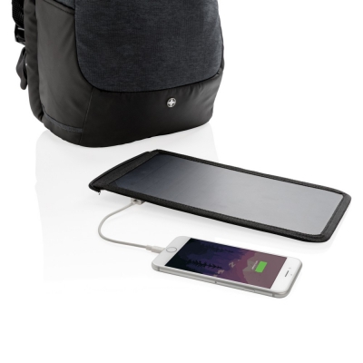 Plecak na laptopa 15,6`, ładowarka słoneczna 7W Swiss Peak Eclipse
