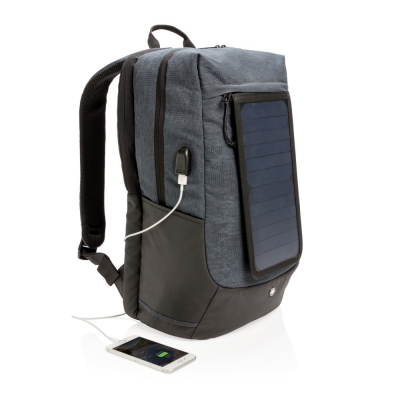 Plecak na laptopa 15,6`, ładowarka słoneczna 7W Swiss Peak Eclipse