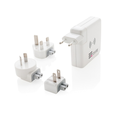 Adapter podróżny, bezprzewodowy power bank 6700 mAh