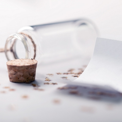 Zawieszka `butelka na życzenia`