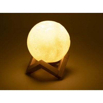 Głośnik bezprzewodowy 3W `księżyc`, lampki LED