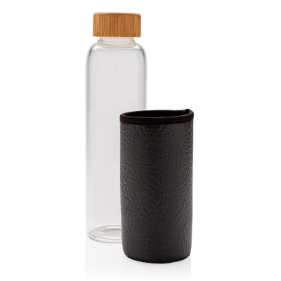 Szklana butelka 550 ml w pokrowcu