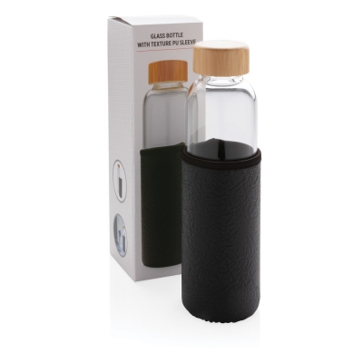 Szklana butelka 550 ml w pokrowcu