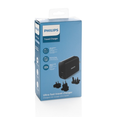 Uniwersalna ładowarka Philips 30W, adapter podróżny
