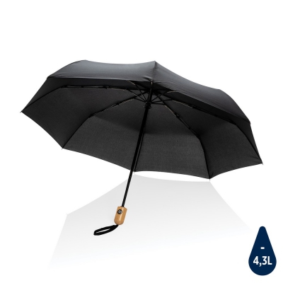 Bambusowy parasol automatyczny 21` Impact AWARE™ rPET