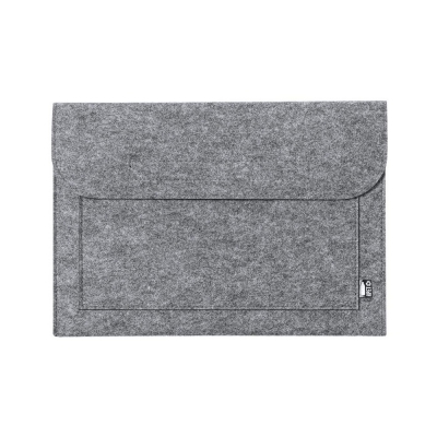 Teczka na dokumenty z filcu RPET, etui na laptopa 15`