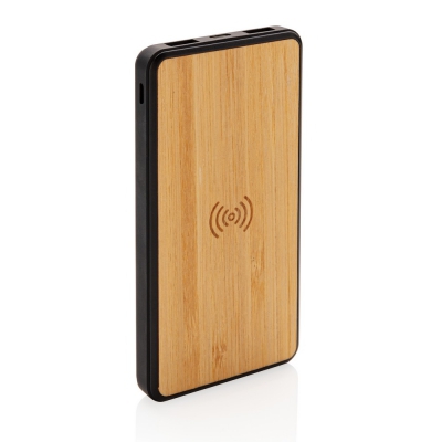 Bezprzewodowy power bank 8000 mAh, ładowarka bezprzewodowa 5W, RABS