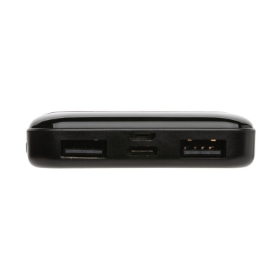 Power bank 5000 mAh, plastik z recyklingu