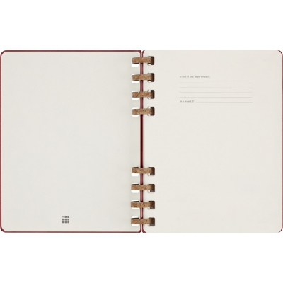 Spiralny kalendarz MOLESKINE Undated Life