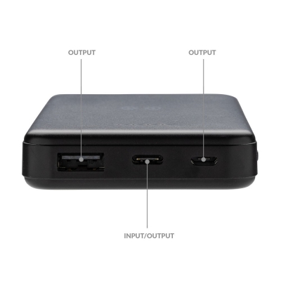 Power bank 5000 mAh, ładowarka bezprzewodowa 5W